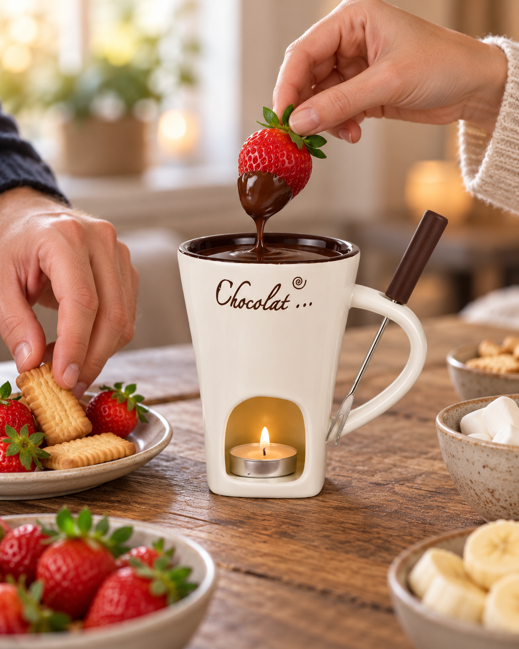 Fondara Mug — mug à fondue au chocolat